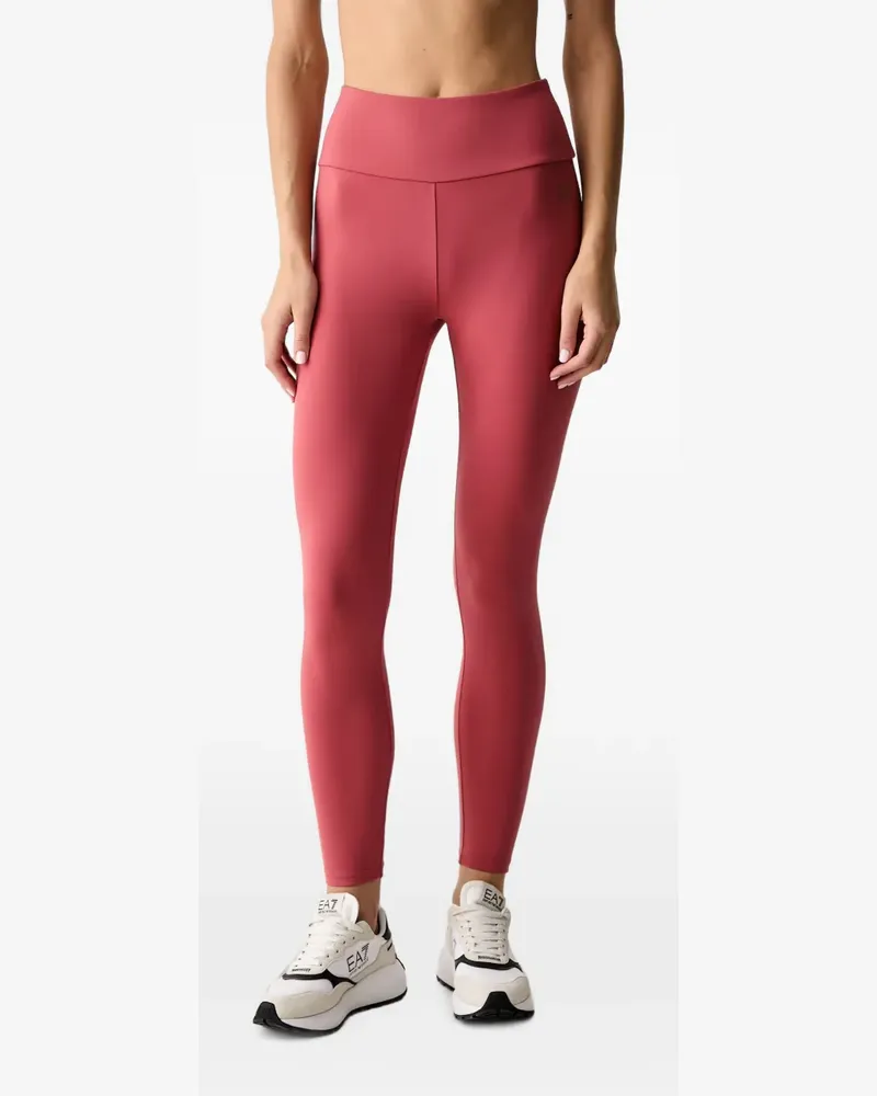 EA7 Leggings mit Logo-Print - Rosa Rosa