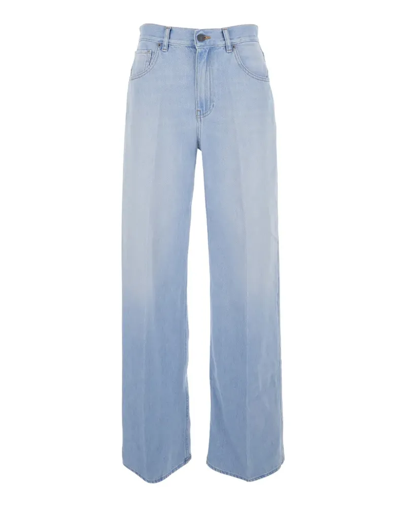 Mauro Grifoni faded-wash wide-leg jeans - Blau Blau