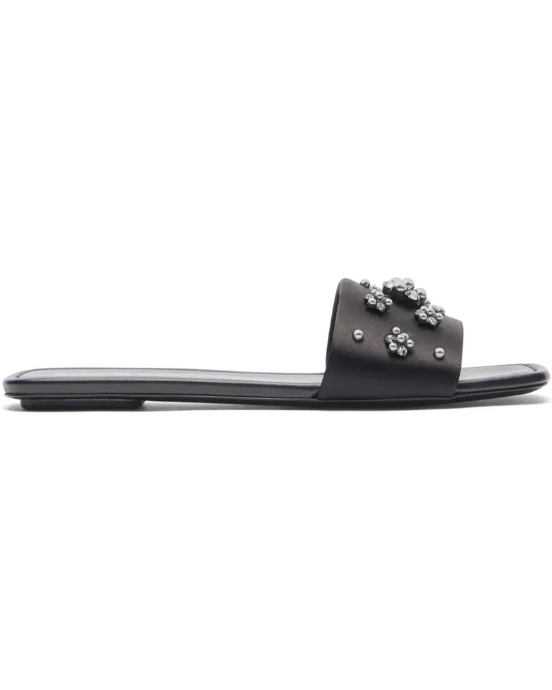 Stuart Weitzman Poppy Pantoletten - Schwarz Schwarz