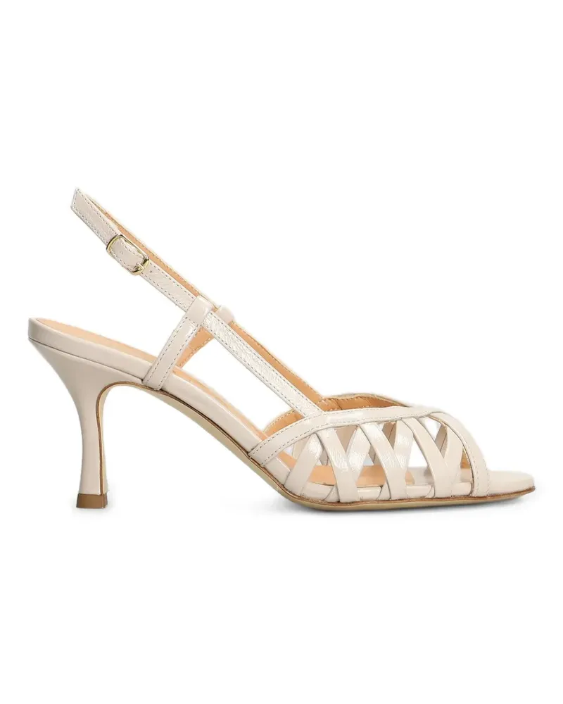 The Seller caged slingback sandals - Nude Nude