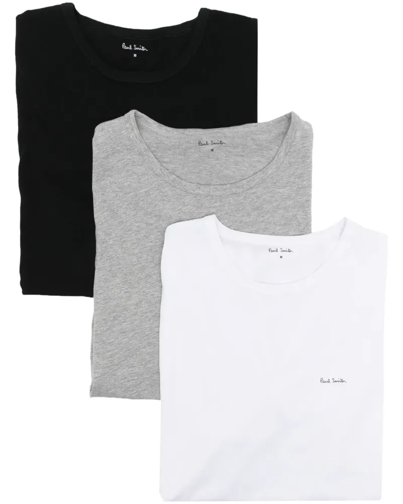Paul Smith 3er-Set T-Shirts mit Logo-Print - Schwarz Schwarz