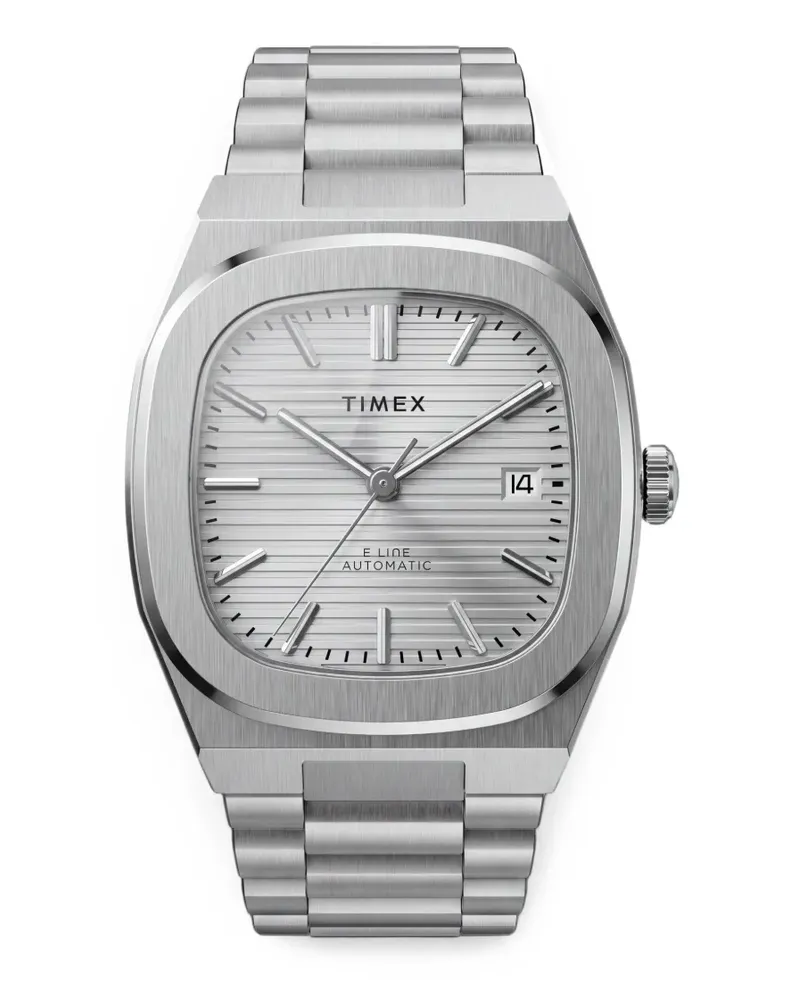 Timex E Line Armbanduhr 38mm - Silber Silber