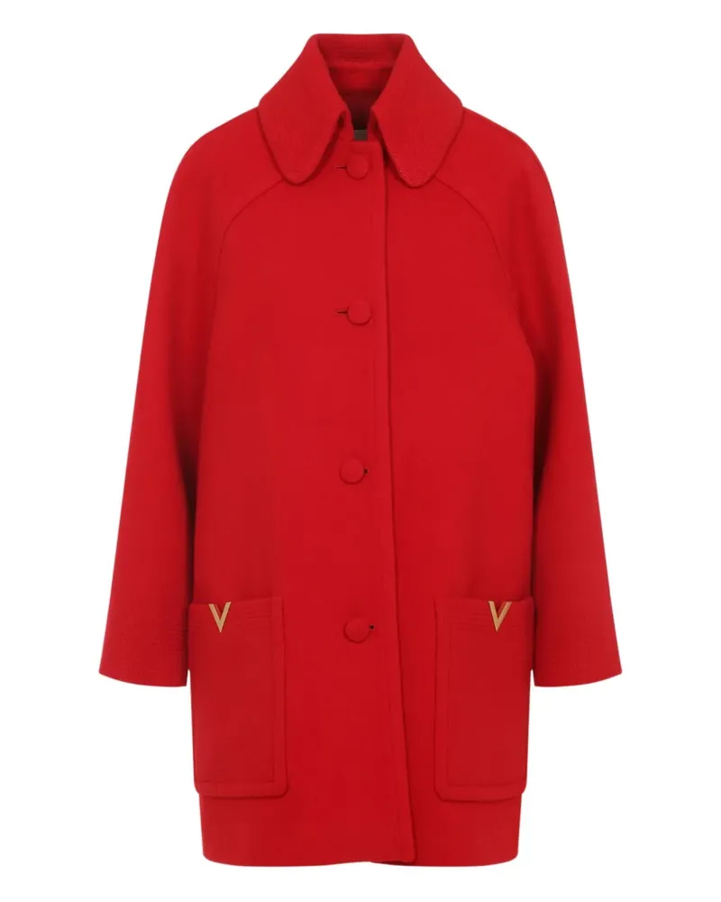 Valentino Garavani Mantel mit Knopfverschluss - Rot Rot