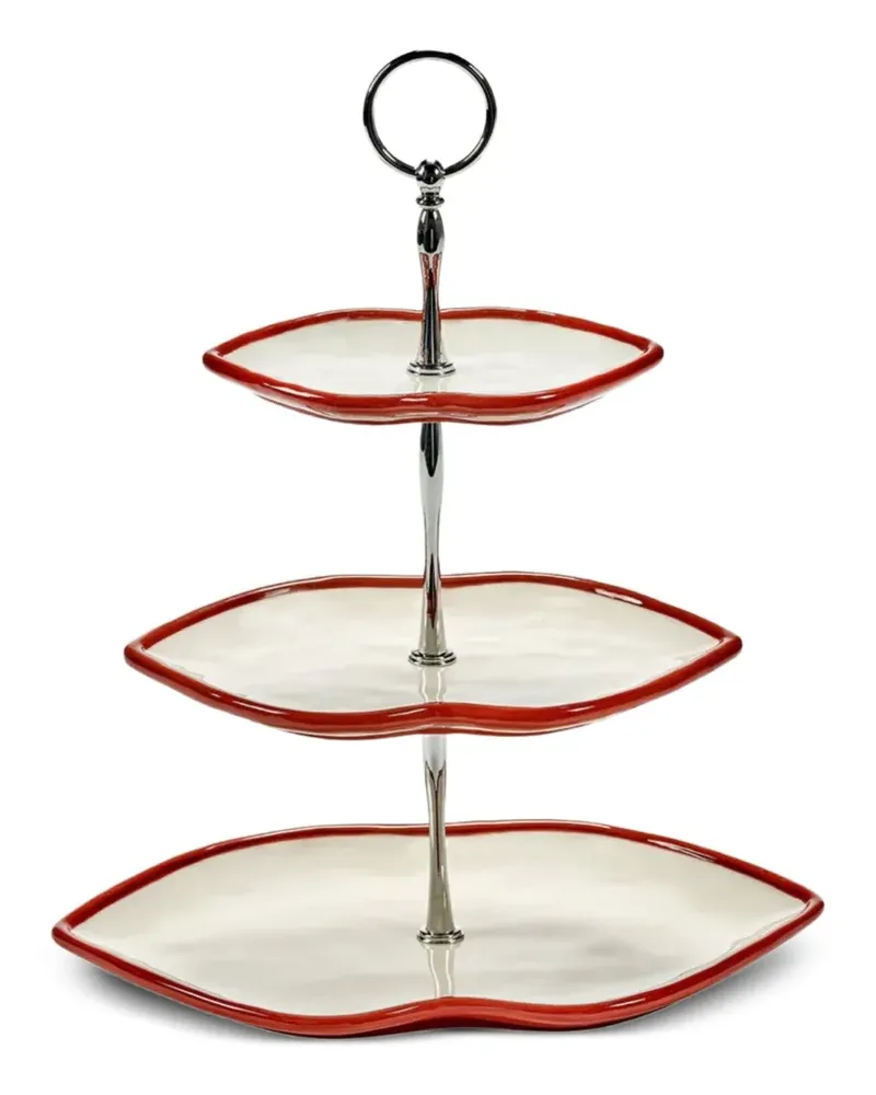 Serax Les Objets Mouleversants three-tier cake stand - Weiß Weiß