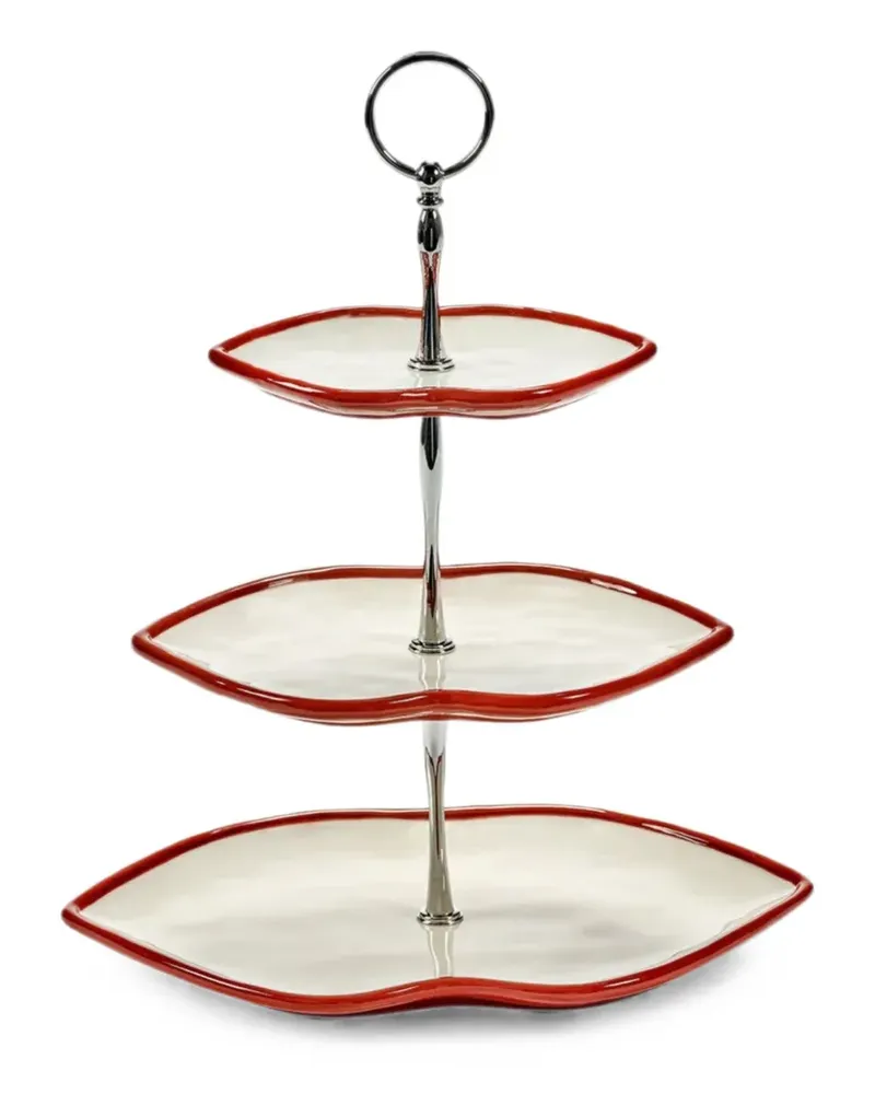 Serax Les Objets Mouleversants three-tier cake stand - Weiß Weiß