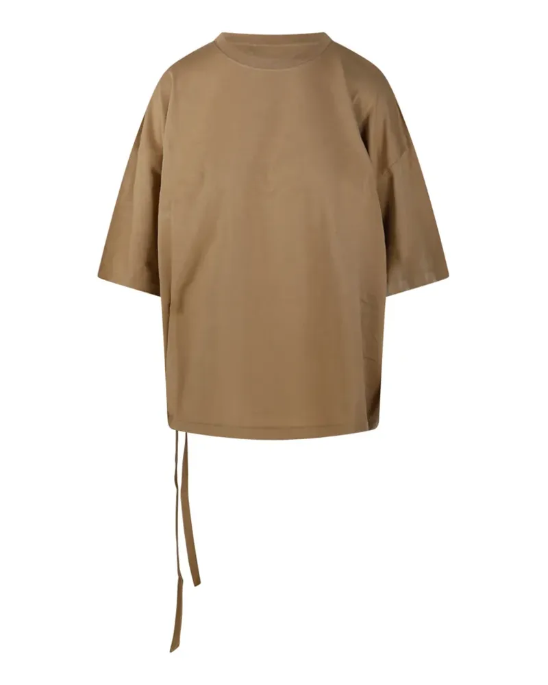 NUDE drawstring T-shirt Nude