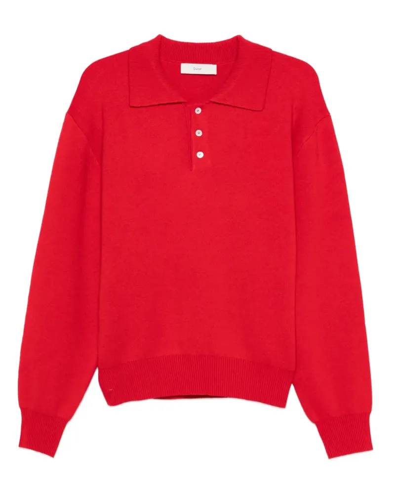 Dunst Poloshirt aus Kaschmir - Rot Rot