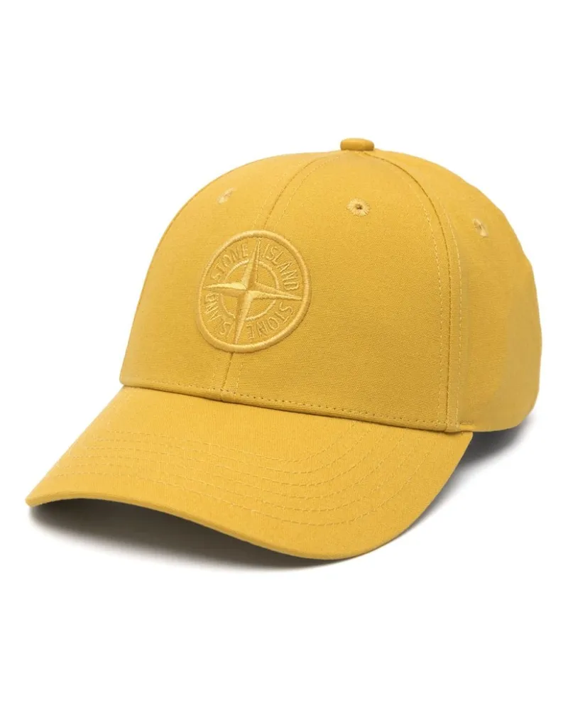 Stone Island Baseballkappe mit Kompass Gelb