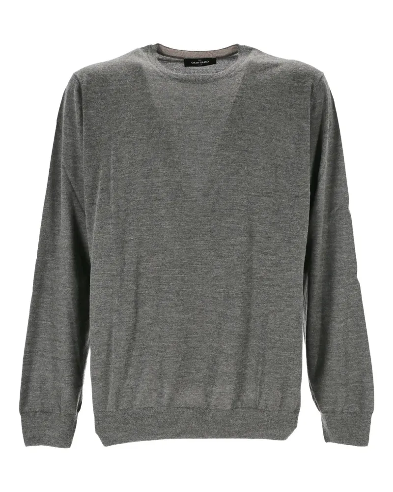 Gran Sasso Pullover aus Kaschmir-Seidengemisch - Grau Grau