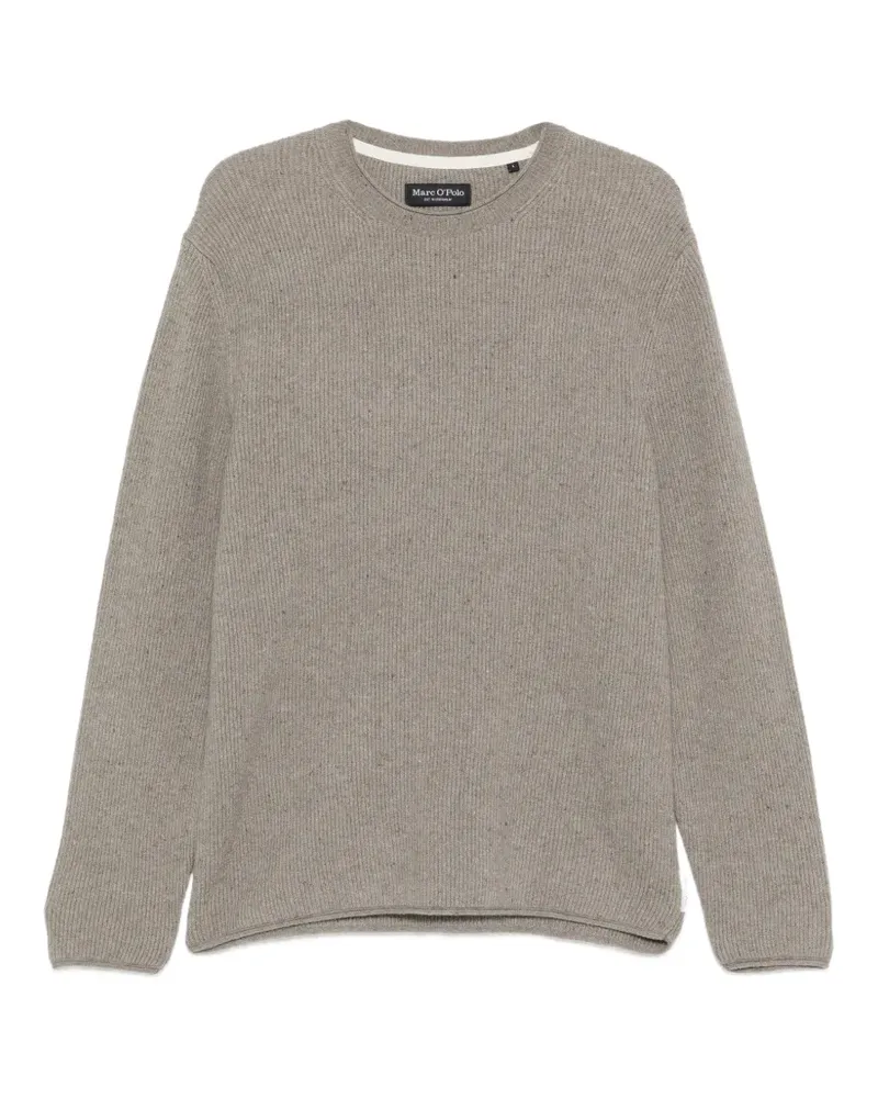 Marc O'Polo ribbed-knit crew-neck sweater - Nude Nude