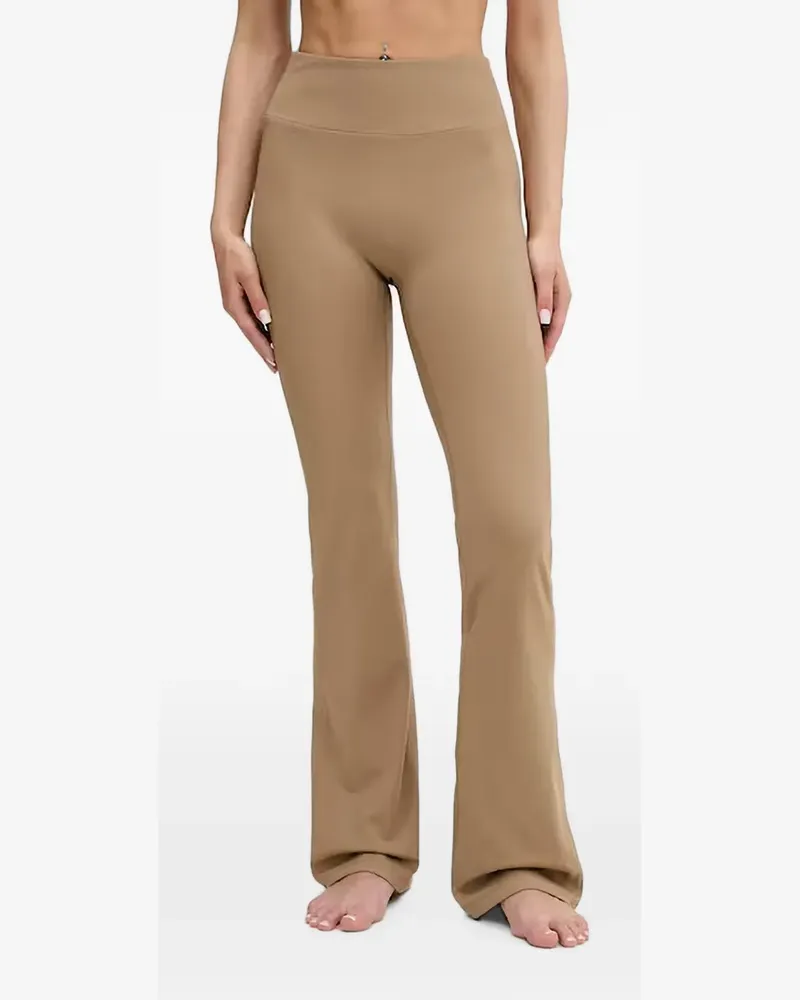 Casall high-waisted flared trousers - Nude Nude