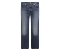 Ausgeblichene Jeans - Blau