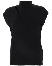 Calvin Klein Oberteil mit Cut-Out Schwarz