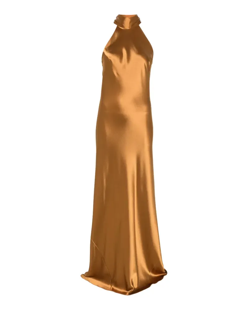 GALVAN Sienna satin gown - Braun Braun