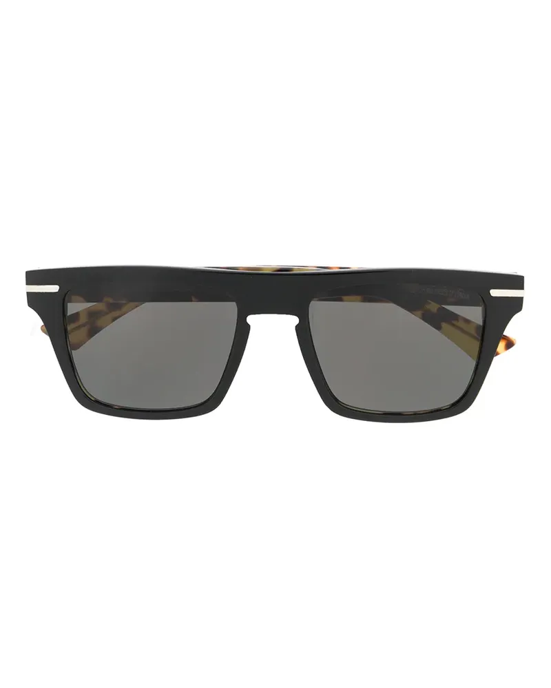 Cutler and Gross Eckige '1357-02' Sonnenbrille - Gelb Gelb