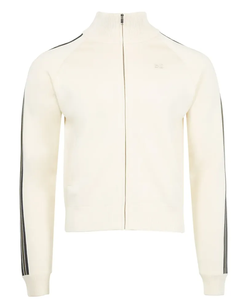 Wales Bonner Sweatshirtjacke mit Streifendetail - Nude Nude