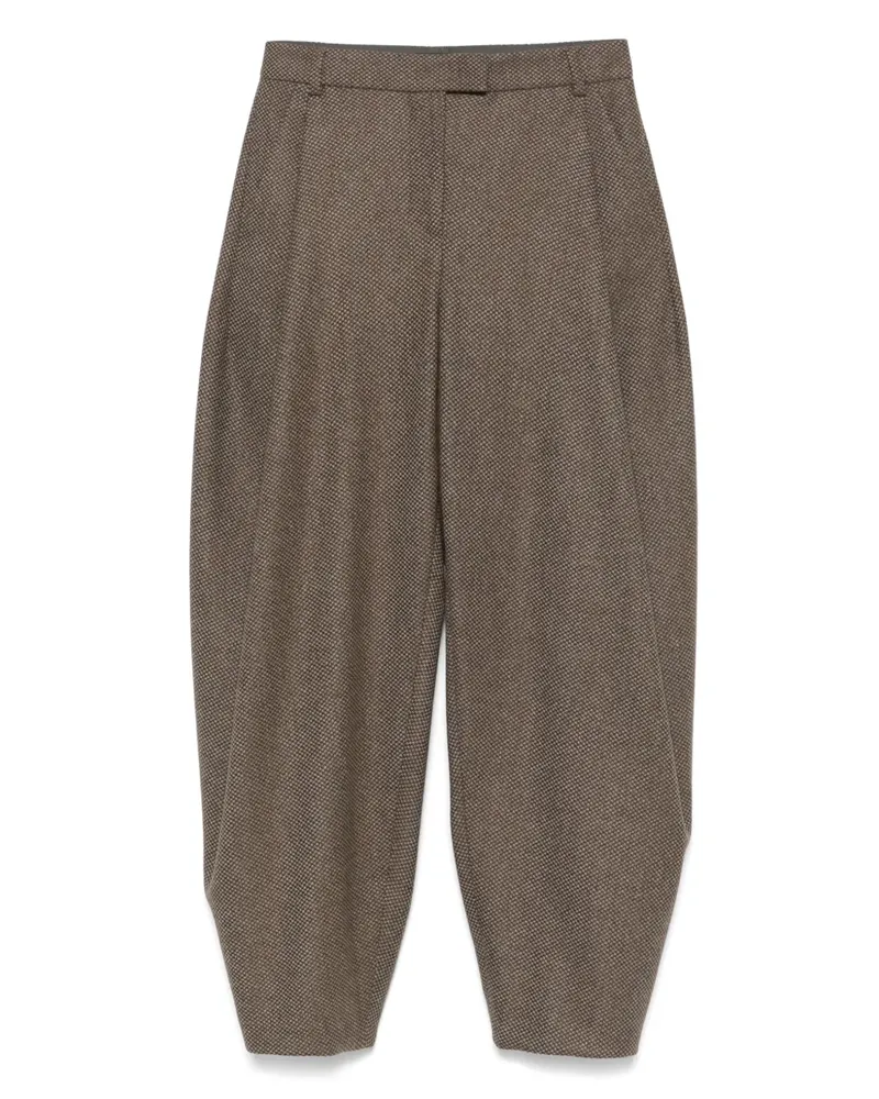 Giorgio Armani Hose mit weitem Bein - Braun Braun