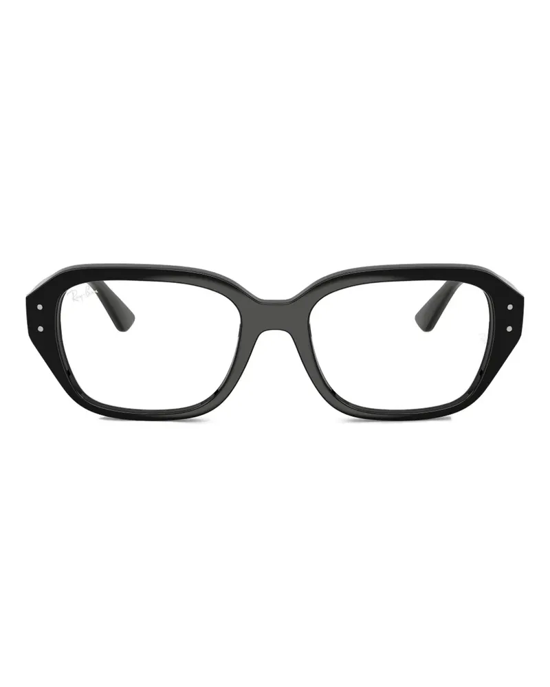 Ray Ban Shea Eckige Brille im Oversized-Look - Schwarz Schwarz