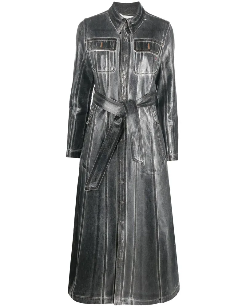 Diesel The De-Flaminty Hemdkleid - Grau Grau