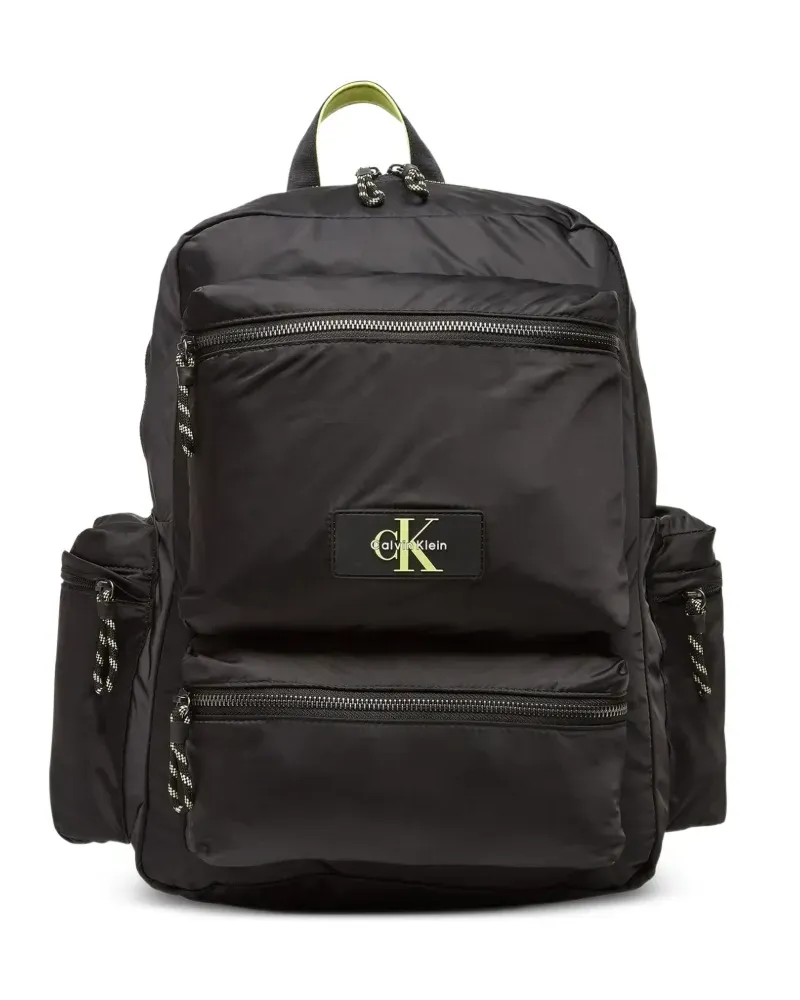 Calvin Klein Rucksack mit Logo-Schild - Schwarz Schwarz