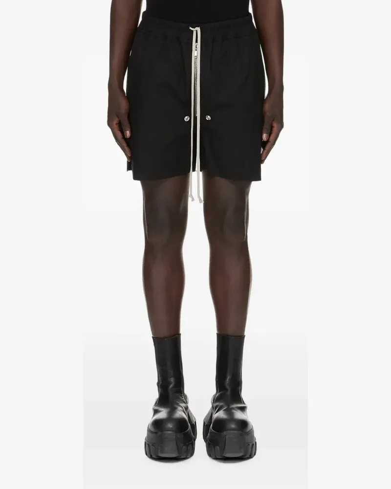 Rick Owens Bela Shorts mit Reißverschluss - Schwarz Schwarz