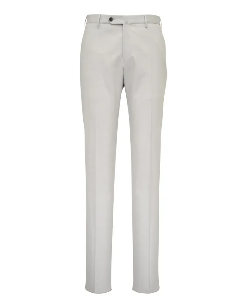 PT TORINO pressed-crease slim-cut trousers - Grau Grau