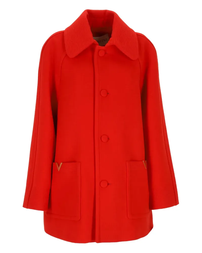 Valentino Garavani Mantel mit Taschendetail - Rot Rot