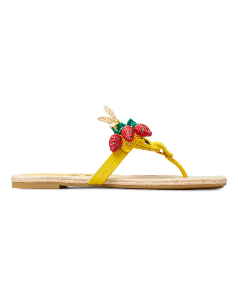 Tory Burch Miller Espadrilles mit Perlen - Gelb Gelb