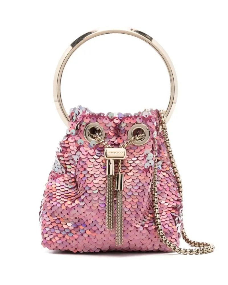 Jimmy Choo Bon Bon Mini-Tasche Rosa