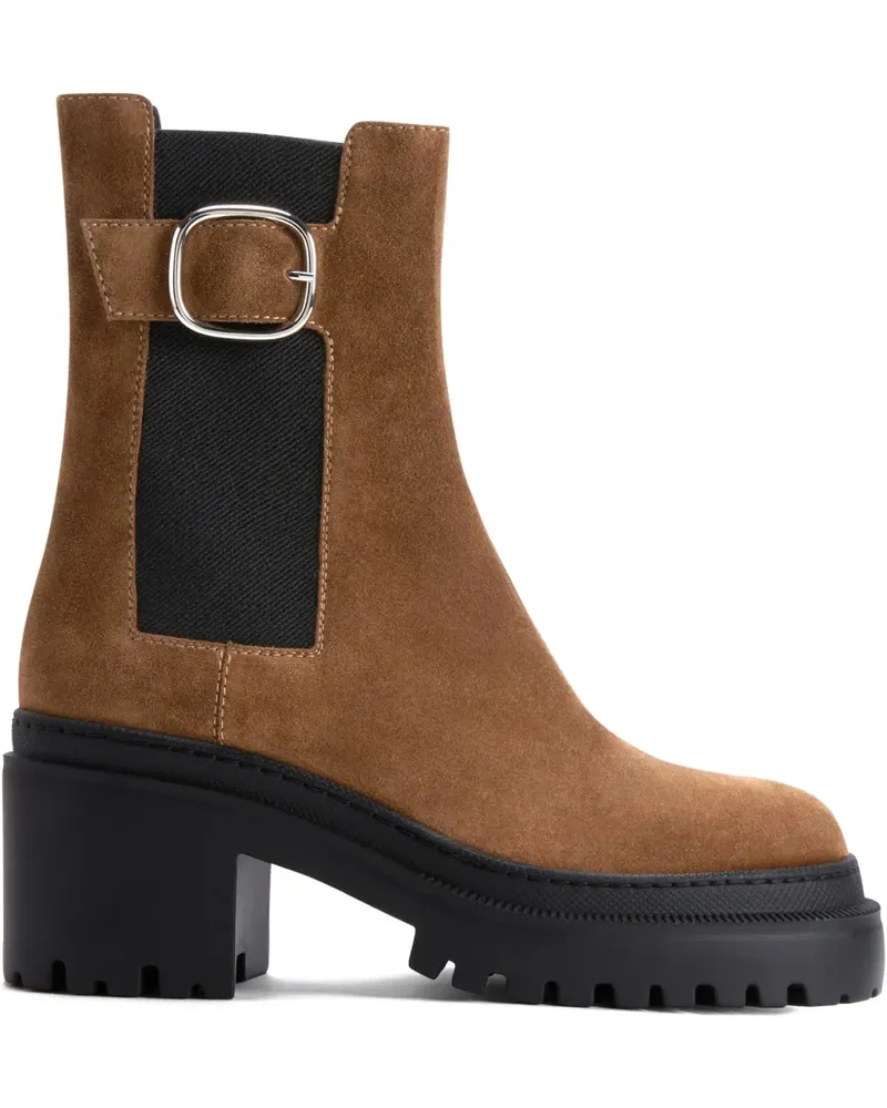 Giuseppe Zanotti Mairi Stiefel mit Schnalle - Braun Braun