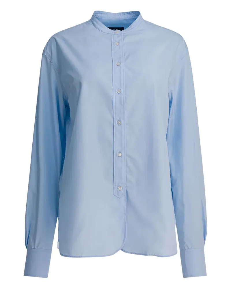 Soeur Kragenloses Hemd - Blau Blau