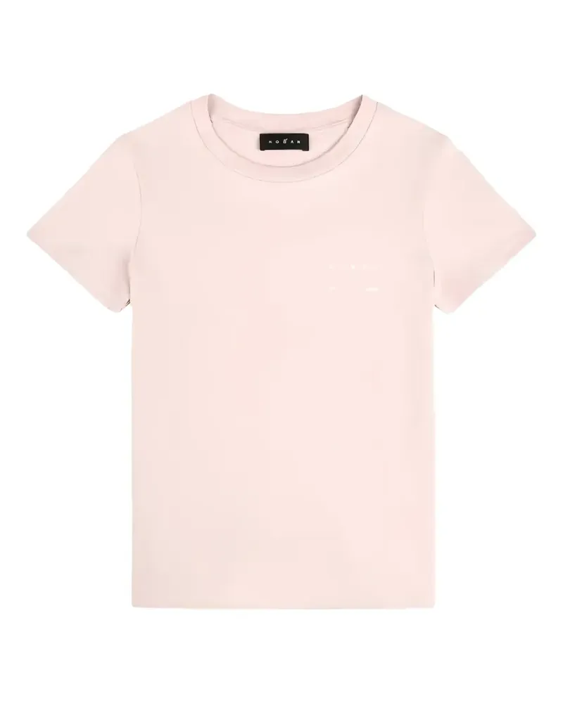 Hogan logo-print T-shirt - Rosa Rosa