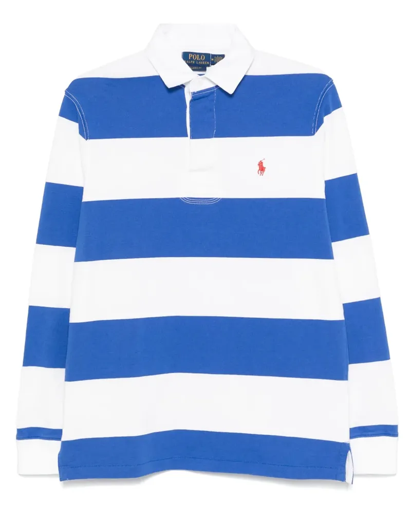 Ralph Lauren Gestreiftes Poloshirt - Blau Blau