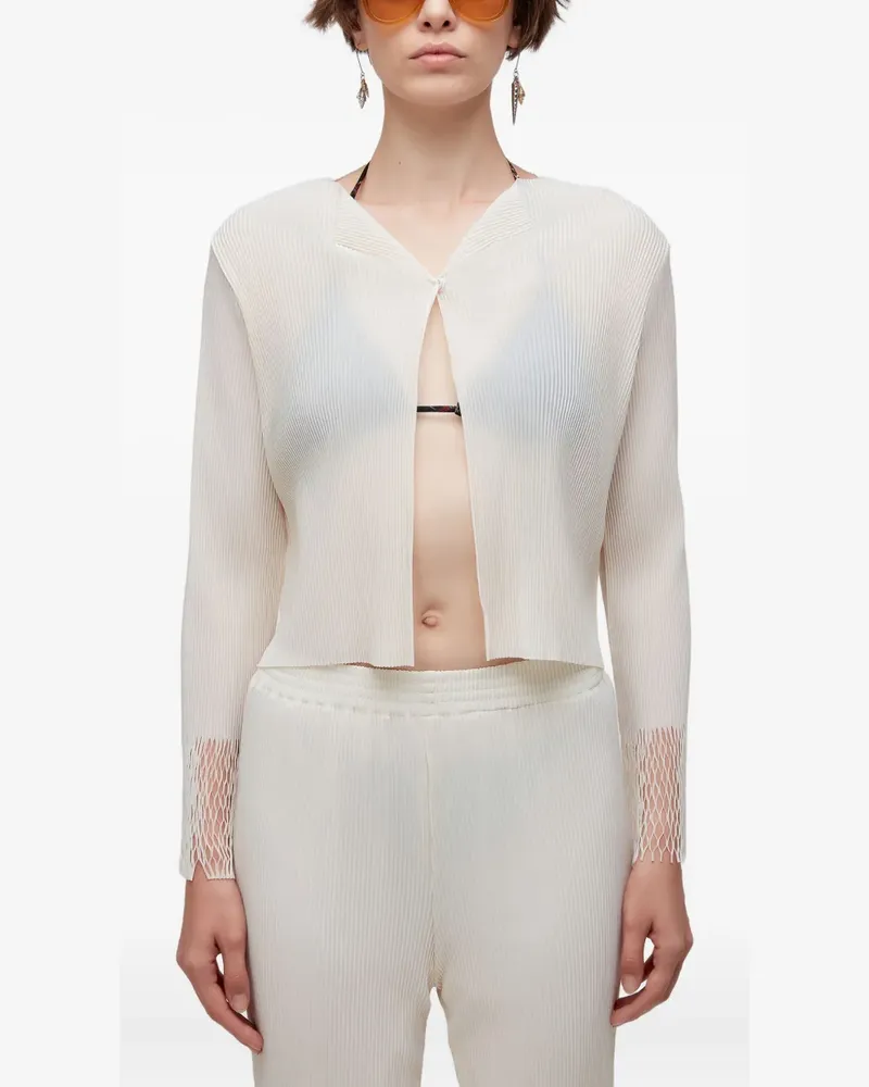 Osklen Offene Bluse mit Falten - Weiß Weiß