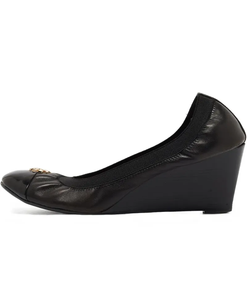 Tory Burch Pre-owned Jolie Wedge-Pumps 75mm - Schwarz Schwarz