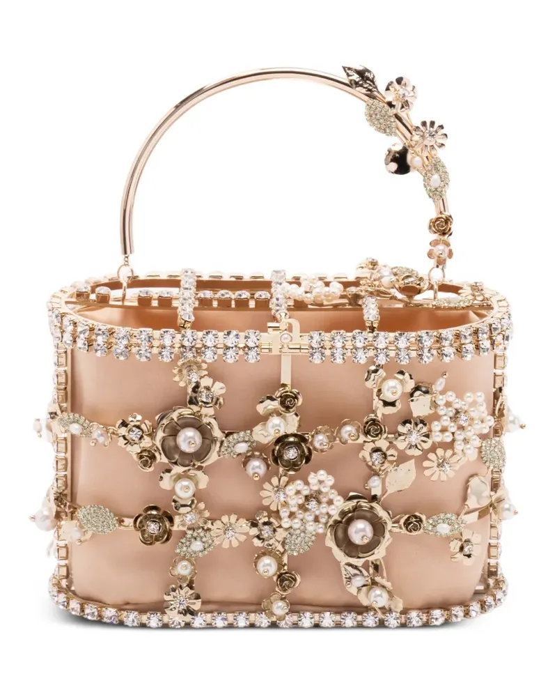 Rosantica Holli Bouquet Mini-Tasche mit Blumendetail Rosa