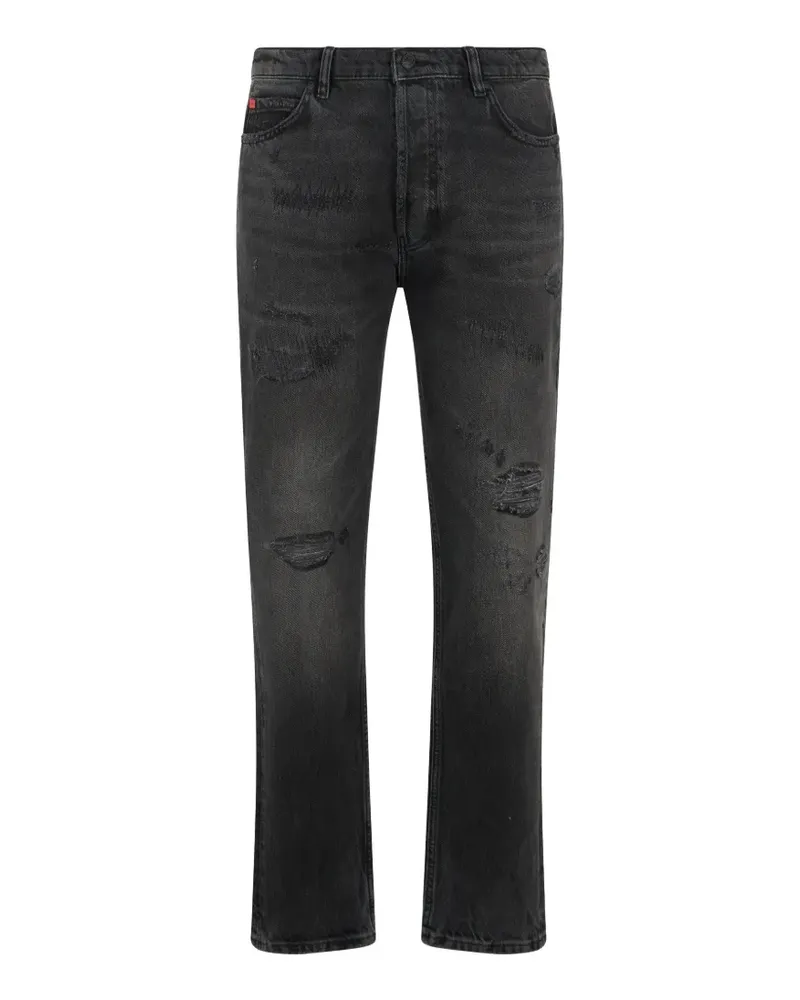 HUGO BOSS distressing-effect jeans - Grau Grau