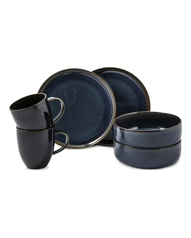 Villeroy & Boch Stein-Frühstück (6-teilig) - Blau Blau