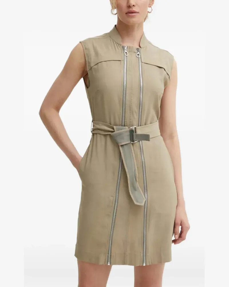 G-STAR RAW Kleid mit Gürtel - Braun Braun