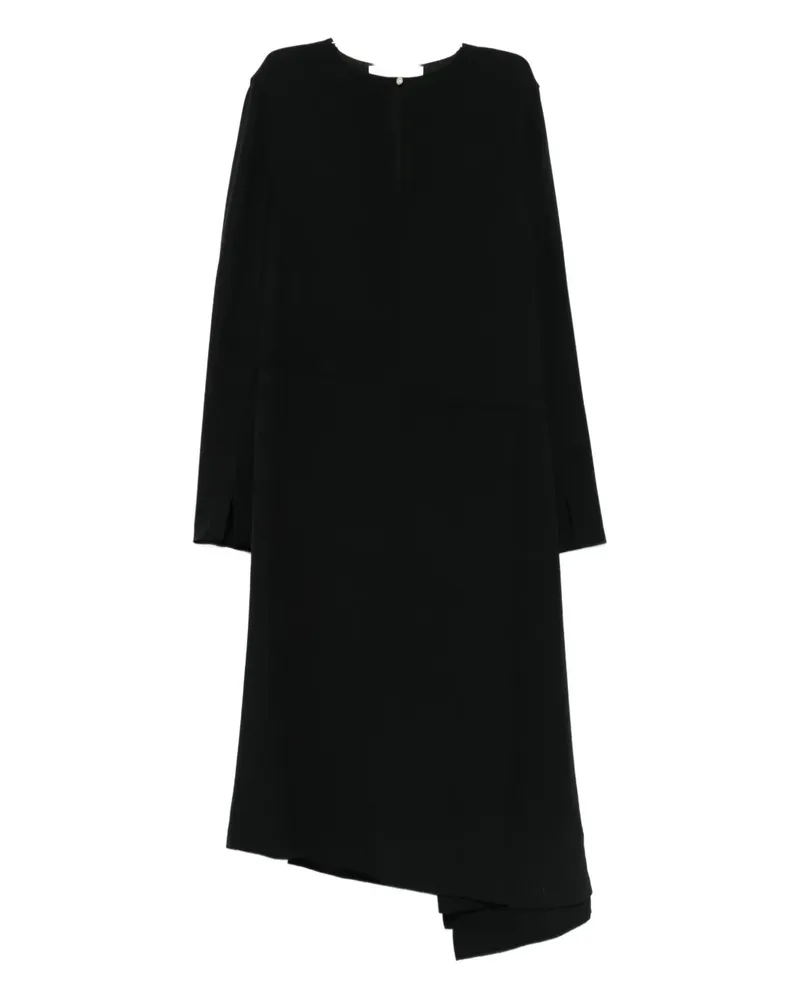 Carven Asymmetrisches Kleid - Schwarz Schwarz