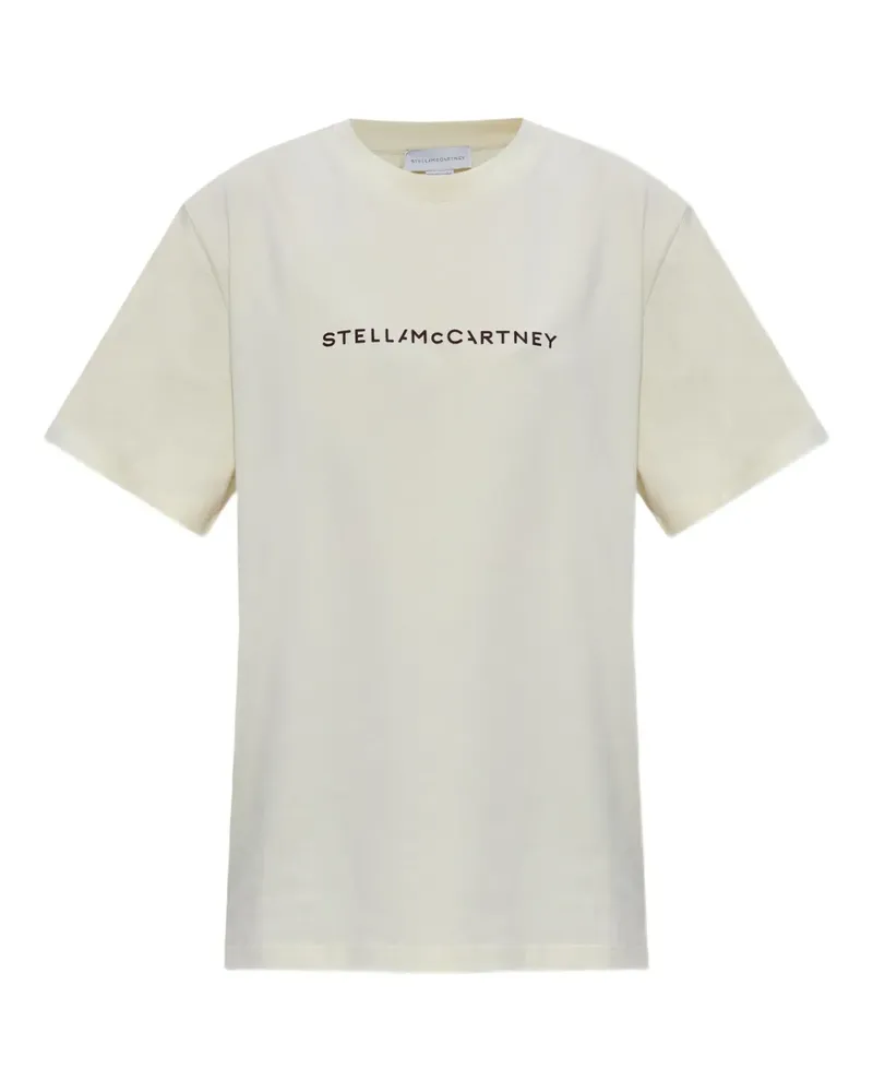 Stella McCartney T-Shirt aus Bio-Baumwolle - Nude Nude