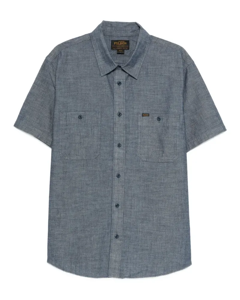 Filson chest-pocket shirt - Blau Blau