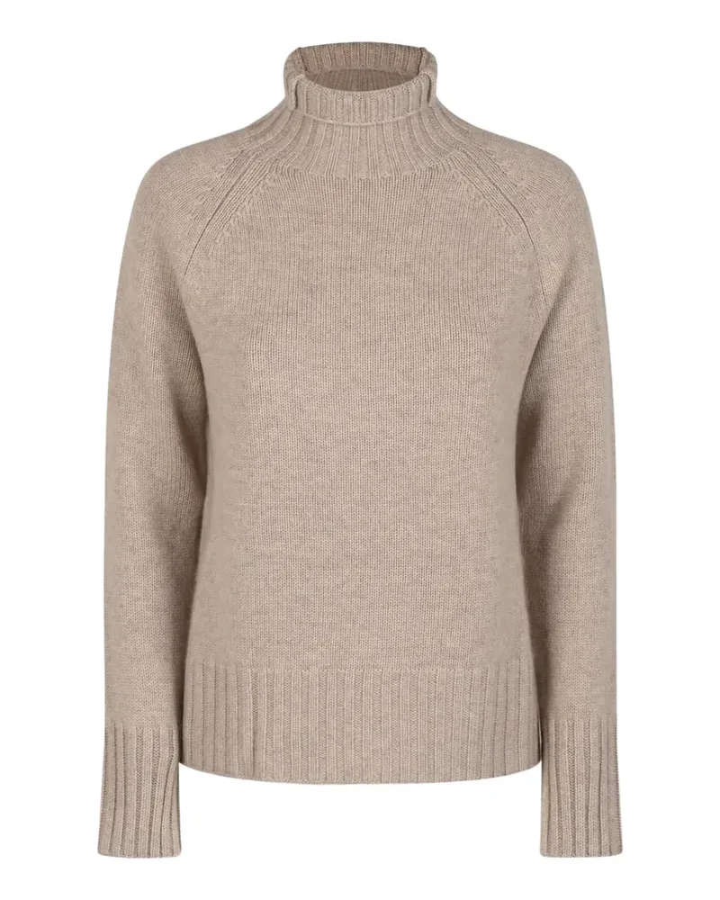 Max Mara Max Mara ribbed-knit roll-neck sweater - Nude Nude