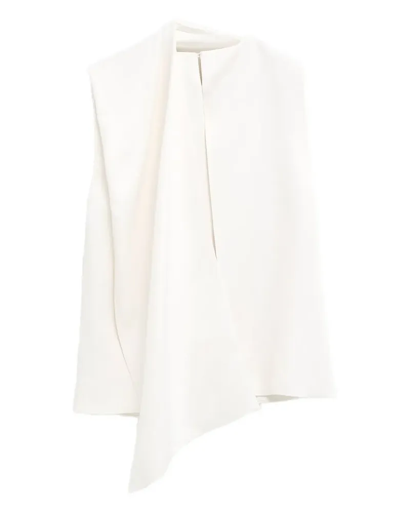 KHAITE Drapiertes Loe Oberteil - Weiß Weiß