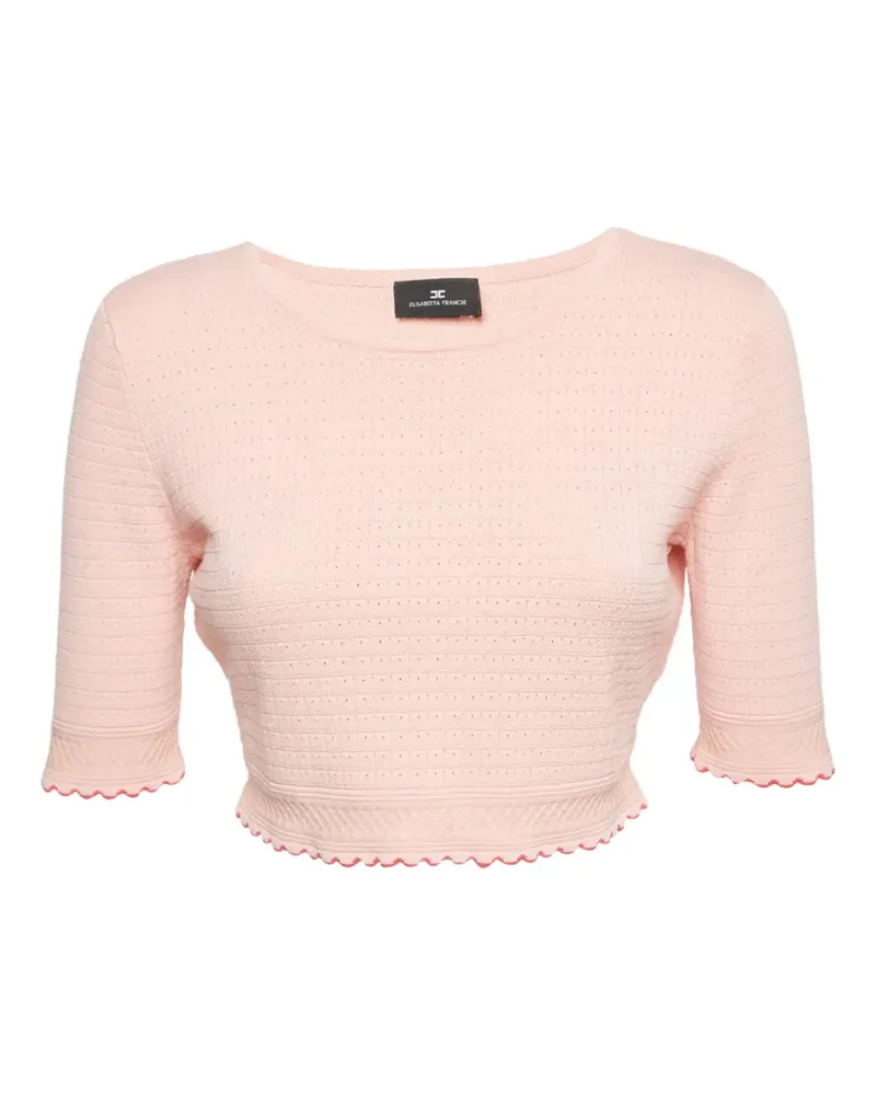 Elisabetta Franchi Pre-owned Cropped-Pullover - Rosa Rosa