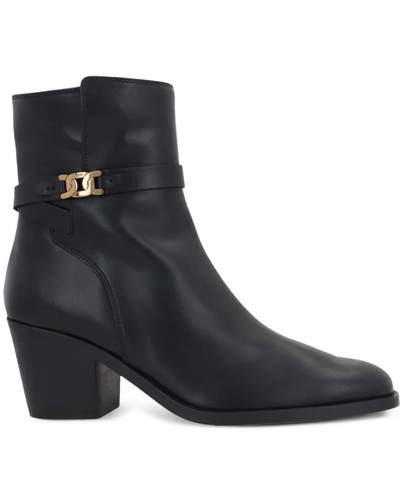 TOD'S Knöchelhohe Stiefel 65mm - Schwarz Schwarz