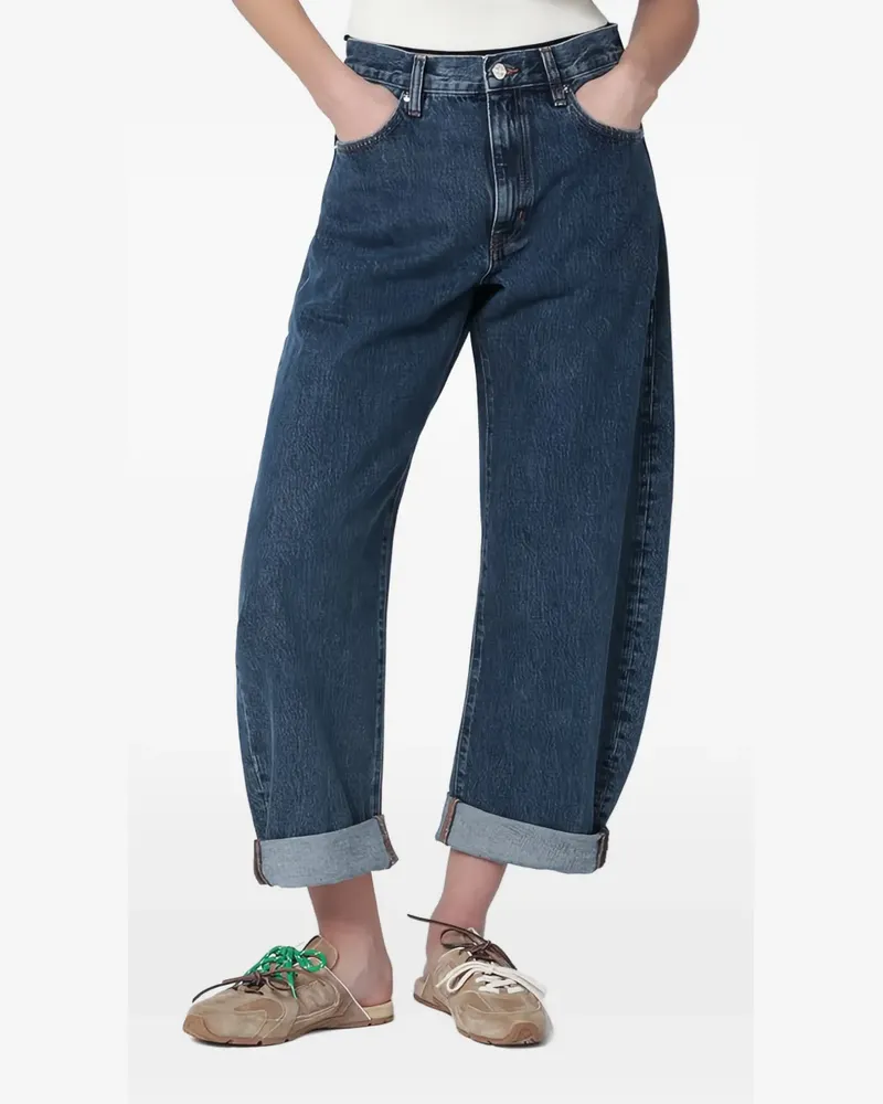 Frame Denim Jeans mit Umschlag - Blau Blau