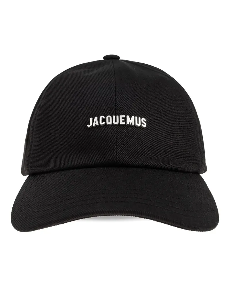 Jacquemus The Gadjo Baseballkappe mit Logo-Schild - Schwarz Schwarz