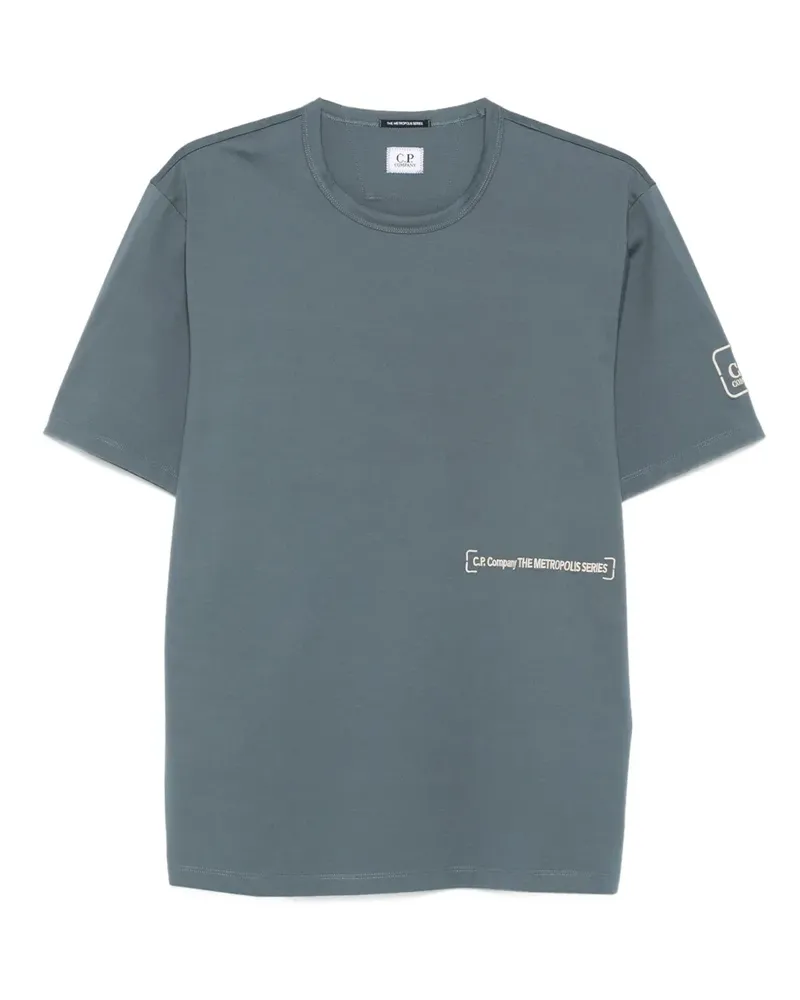 C.P. Company T-Shirt mit grafischem Print - Blau Blau