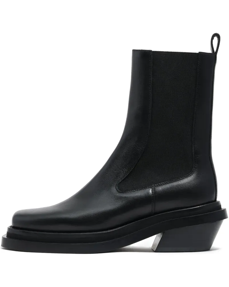 BIMBA Y LOLA Stiefel mit eckiger Kappe 90mm - Schwarz Schwarz